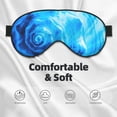 thumbnail image 5 of Uemuo Blue Shell Pattern Sleep Eye Mask - Light Blocking Sleep Mask Blocking Out Light Perfectly, Soft and Comfortable Night Eye Mask, Eye Blinder, 5 of 7