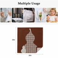 thumbnail image 5 of Red Brown Gourd Cloth Napkins, Modern Abstract Art Geometric Washable and Reusable Dinner Napkins Set of 4, Table Napkin for Kitchen Party Birthday Wedding Hotel Housewarming 20"x20", 5 of 9