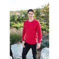 thumbnail image 1 of Wild Palms 910RDXL Mens Thermal Knit Crew Neck Shirt, Red - Extra Large, 1 of 1