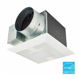 WhisperGreen Select Pick-A-Flow 50/80 or 110 CFM Quiet Exhaust Fan, Flex-Z Fast bracket + dual 4 or 6 in. duct adapter WhisperGreen Select Pick-A-Flow 50/80 or 110 CFM Quiet Exhaust Fan, Flex-Z Fast bracket + dual 4 or 6 in. duct adapter