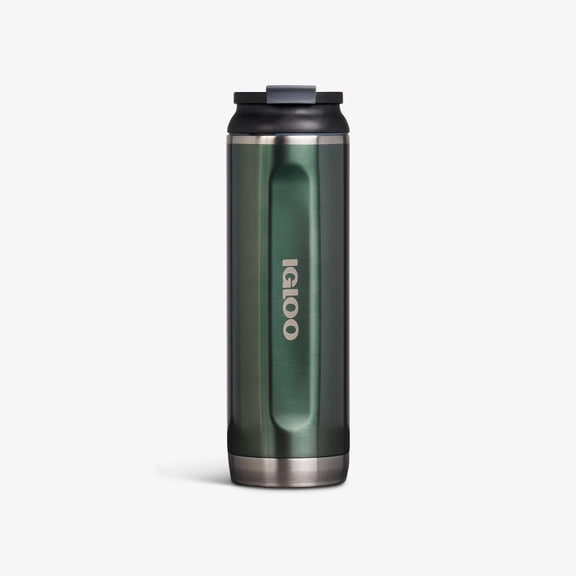 Igloo 20 Oz Flip & Sip Tumbler, Double Wall Stainless Steel Drinkware