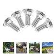 thumbnail image 1 of KAKOWELY 100pcs Carriage Bolts Silver Versatile Use for Industrial Settings and Home Projects, 1 of 8