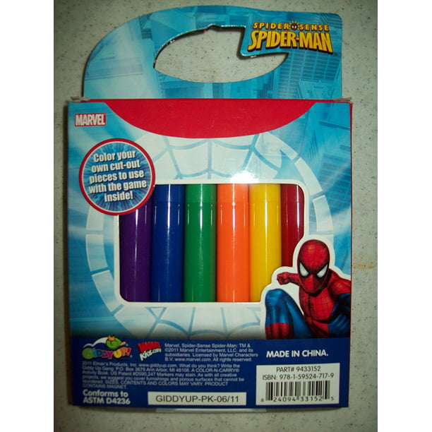 Giddy-Up Color N Carry Activity Book (Spiderman), Each kit ...