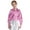 Pink, variant on TiaoBug Kids Shiny Metallic Bomber Jacket Boys Girls Motorcycle Baseball Long Sleeve Zip Up Coats Silver 10