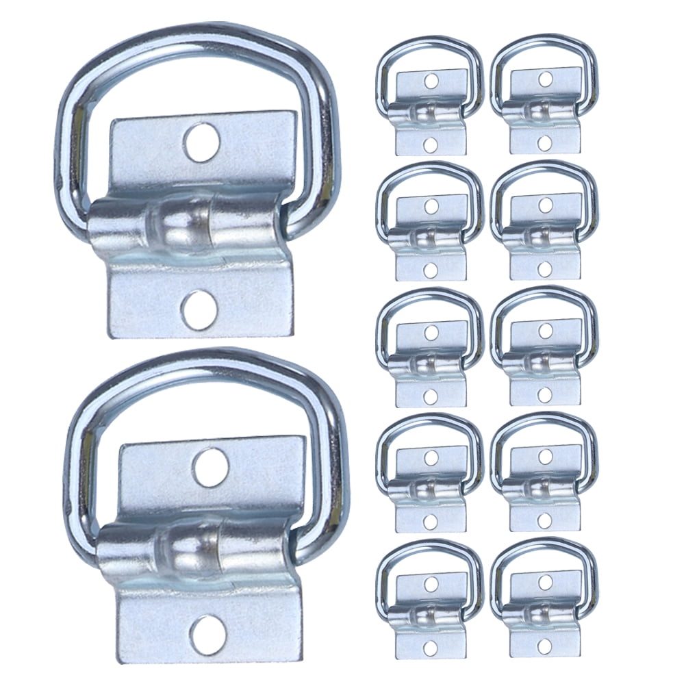 Diekin 12pcs Tie Down Anchor Trailer D Ring Replacement Trailer Tie Down Anchor Accessory