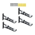 thumbnail image 2 of Siruishop 4Pcs Curtain Rod Brackets Shower Curtain Pole Holders for Hotel Drapery Rods, 2 of 8
