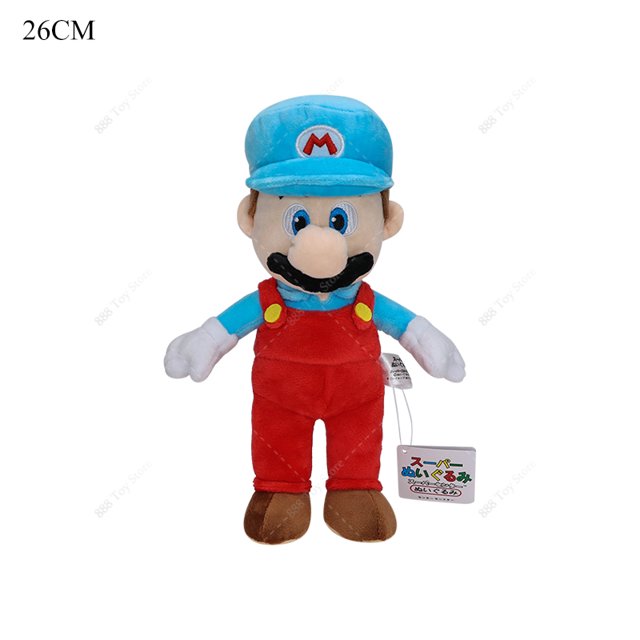 Peluche de anime Koops Yoshi Kid Chico tímido azul claro Goombella Elefante Luigi Peach Toadette Wonder Bowser Jr. Peluche