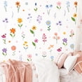thumbnail image 2 of Adhesivos de pared de PVC con flores coloridas, flores primaverales, 30 x 20 cm x 8, 2 of 4