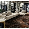 thumbnail image 5 of Zee Handmade Cowhide Patchwork Leather Area Rug Decorative Cowhide Carpet, Large, 100% Original, 5 of 6