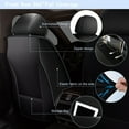 thumbnail image 2 of AOMSAZTO 2PCS Front Seat Covers for Chevy/Chevrolet Blazer 2019-2024 2025 Waterproof Seat Covers Faux Leather Automotive Seat Protectors Cushions(2 Front Seat,Black), 2 of 7