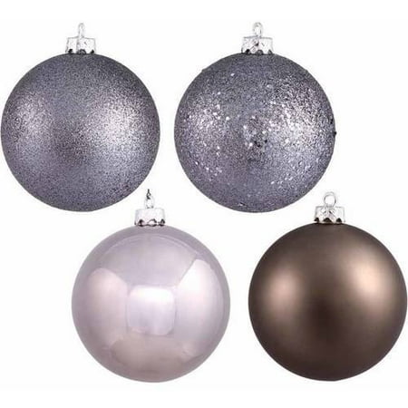 Vickerman 4" Ball Christmas Ornaments, Available in Various Quantities
