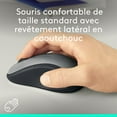 thumbnail image 3 of Logitech Full-size Wireless Ambidextrous Mouse with USB Receiver Silver, 3 of 9
