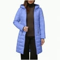 thumbnail image 3 of Towmus Winter Coats for Women Plus Size Quilted Puffer Down Fleece Warm Thicken Hooded Parka Jacket Pocket Zip Padded Outerwear, 3 of 8