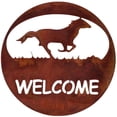thumbnail image 2 of 7055 Inc Horse Welcome Circle Wall D cor, 2 of 2