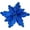 Royal Blue, variant on 7Pcs Poinsettia Flowers Picks Artificial Glitter Poinsettia Flowers with Stems Christmas Tree Wreath Ornaments for Home Kichen Decorations(Royal Blue)
