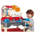 thumbnail image 3 of Hape: Junior Inventor: Vehicle Service & Repair Workbench - 71pc, Wooden Toy Tool Station, Battery Powered Electric Drill, STEM Playset, Kids Ages 3+, 3 of 8