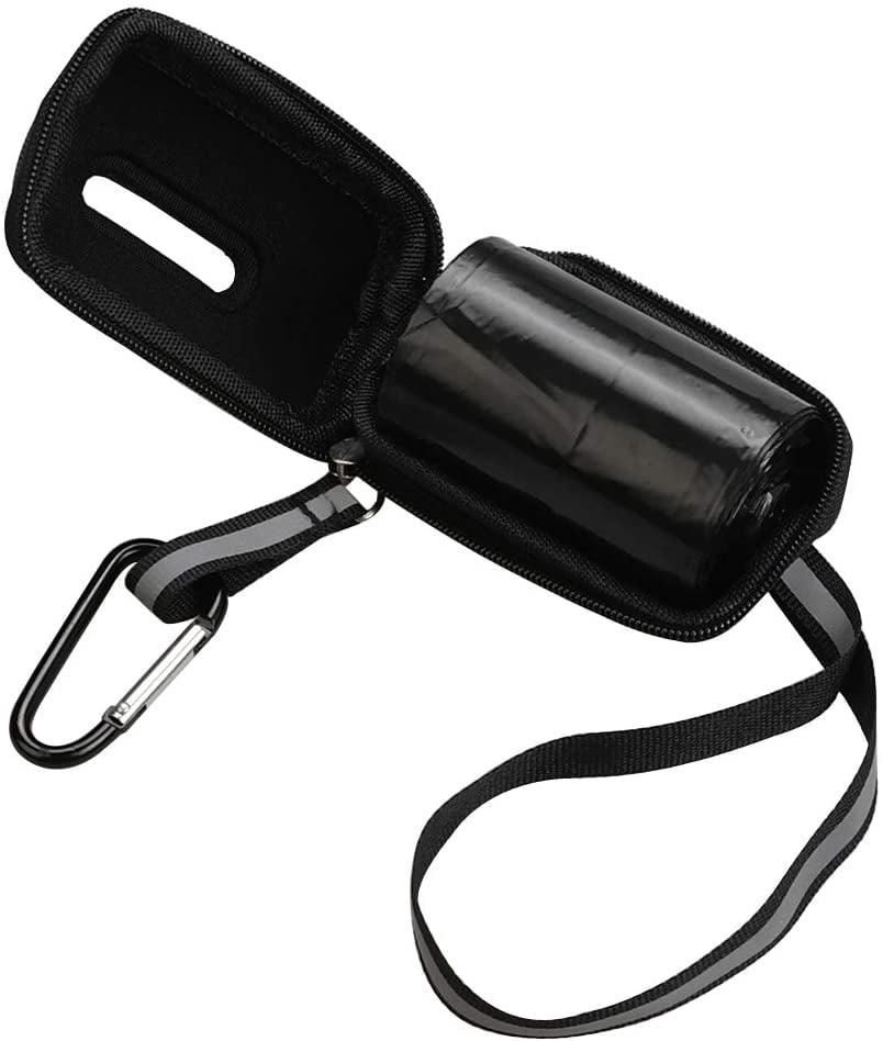 1400 Counts Dog Waste Bags, Black Pet Poop Bag with Dispenser (40 Rolls)