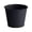 Black, variant on Metal Plant Pot Rustproof Ribbed Tin Planter With Drainage Hole Small Decorative Iron Bucket For Succulent Indoor Windowsill Tabletop(Blue-13.5Cm)