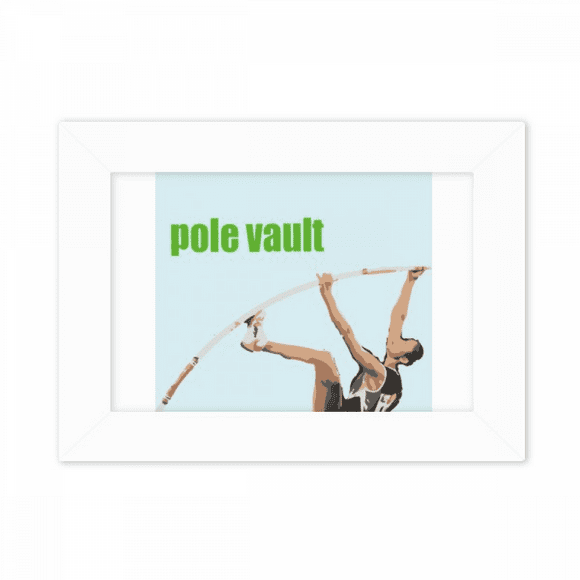 Pole Vault Field Events Art Deco Fashion Photo Mount Frame Picture Art Painting Desktop 5x7 inch