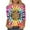 Multicolor#04, variant on JTZGDY Western Shirts for Women Plus Size Ethnic Style Tops Plus Size 3/4 Lenght Sleeve Vintage Bleached Crewneck Tunic Tees Loose Oversied Graphic Tshirt Tops Multicolor#01 XXL