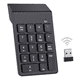 thumbnail image 1 of Teclado Numérico Inalámbrico Usb, NEGRO, 1 of 5