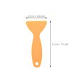 thumbnail image 2 of Raindrops 20Pcs Car Vinyl Scraper Tool Yellow Plastic Auto Film Wrap Remover and Sticker Tool, 2 of 8