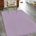 thumbnail image 3 of Purple Solid Color Area Rugs Collection 4'x6', Aesthetics Contemporary Luxury Non Slip Indoor Rectangle Throw Runner Rug Floor Mat Carpet for Living Room Dining Table Bedroom Nursery, 3 of 9