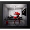 thumbnail image 2 of Simongulashvili, Natalia 13x12 Black Modern Framed Museum Art Print Titled - Rain in Paris, 2 of 5