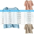 thumbnail image 4 of pstuiky Tops for Women Plus Size Solid Color V-Neck Women Linen Tops Cotton and Linen Loose Fit Sleeveless Tie Front T Shirts Light Blue XXXL, 4 of 6