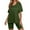 Army Green, variant on Admvng Two Piece Sets For Women Outfits Summer Short Sleeve Round Neck Shorts Sets S-2XL