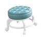 thumbnail image 2 of Paburas de rodillos giratorios de 360 ​​ degree Reladores giratorios universales de bajo ruido infantil Pequeño silla giratoria Cambiar asiento de taburete azul, 2 of 8