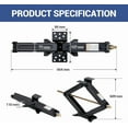 thumbnail image 5 of Camper Trailer Stabilizer Leveling Scissor Jacks Set of 2, Car Scissor Lift Jack with 4"-24" Height Adjustable, 7500 Lbs Heavy Duty RV Scissor Jack for Travel Trailer Camper, 5 of 6