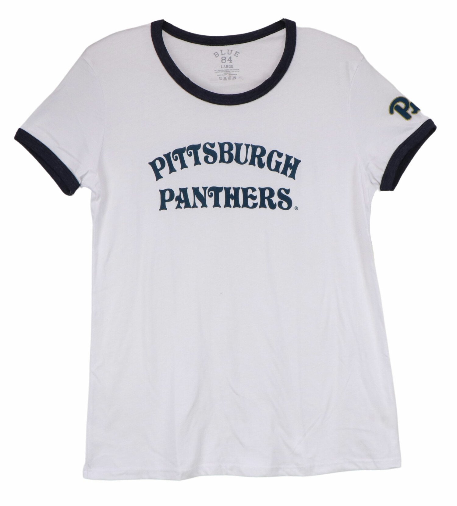 Navy Pittsburgh Panthers Tshirt Graphic 