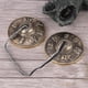 thumbnail image 3 of Cymbales à doigts en laiton faites à la main, cloches, instrument de musique religieux bouddhiste, 3 of 4