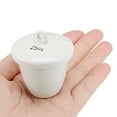 thumbnail image 4 of 25ml Porcelain Crucible Cup with Lid for Foundry Melting Casting Refining, 4 of 4