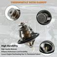 thumbnail image 2 of New Thermostat and Gasket Fits for Toyota 4Runner Land Cruiser 16346-30010, 2 of 6