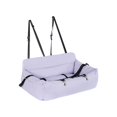 thumbnail image 4 of Asiento para perro para coche, asiento elevador para perro, protector de suelo antideslizante para exteriores, cómodo y grande violeta claro Yuyangstore Asiento de coche para mascotas, 4 of 8