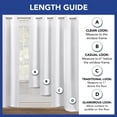 thumbnail image 3 of SoHome Zara Light Filtering Back Tab Top Curtain Solide Texture Design, Machine Washable, Set of 2 Curtain Panels, Sand, 54"x96", 3 of 6