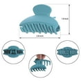 thumbnail image 2 of Pinzas para el cabello Pinzas para la mandíbula de color mate Pinzas para el cabello para cabello fino (7 piezas 2.8 pulgadas) Adepaton HMHZ104, 2 of 5