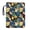 Navy Floral Tote, variant on Notebook Wraps Tote Bags for Zipper Protector Wrap Bag Polyester Fabric with Lightweight and Book Protection, Basketball Flame Burst