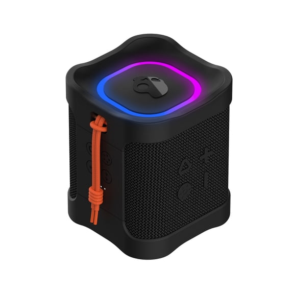 Lifeworks Terrain Mini 2 Bluetooth Speaker, IPX7 Water Resistant, 14H Battery Life, Portable, Multi-Link, LED Light Show