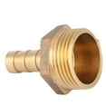 thumbnail image 3 of 2pcs G3/4 Male Thread Barb Connector Brass Pipe Fitting Connector for Gas Liquid10mm, 3 of 8