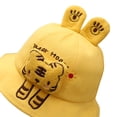 thumbnail image 3 of Cenuakty Infant Boys Girls Fisherman Hat 3D Plush Cartoon Animal Bear/Dog/Tiger/Rabbit Wide Brim Sun Protection Cap Sunscreen Basin Hats, 3 of 5