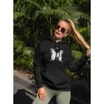 thumbnail image 2 of Sketch Of A Butterfly Hoodie Women -Smartprints Designs, Female 4X-Large, 2 of 4