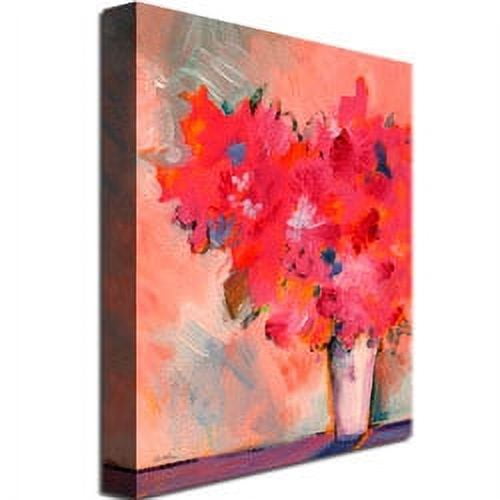 Trademark Art "Contemporary Floral" Canvas Wall Art by Shelia Golden