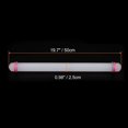thumbnail image 4 of Fondant Rolling Pin 20 Inch x 0.98 Inch Adjustable Guide Rings Non-Stick PP Plastic Fondant Roller Dough Roller Kitchen Decorating Tools for Cookie Pastry Pizza Clay, 4 of 4