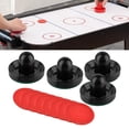 thumbnail image 6 of DimyFew 4 Air Hockey Pushers and 8 Pucks Air Hockey Paddles Standard Large Size 2.5 inch Black, 6 of 9