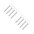 thumbnail image 1 of HLONK 8 pcs Quick Release Pin Carbon Steel Steel Ball Hitch Pin with Pulls Rings, 1 of 12