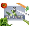 thumbnail image 2 of Carolines Treasures BB5614LCB Standard Schnauzer Salt & Pepper Welcome Glass Cutting Board - Large, 2 of 2