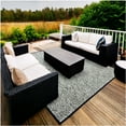 thumbnail image 2 of Koeckritz Rugs Premium 9'x9' Pavement Indoor/Outdoor Turf Rug - Ideal for Patios, Decks, 2 of 6